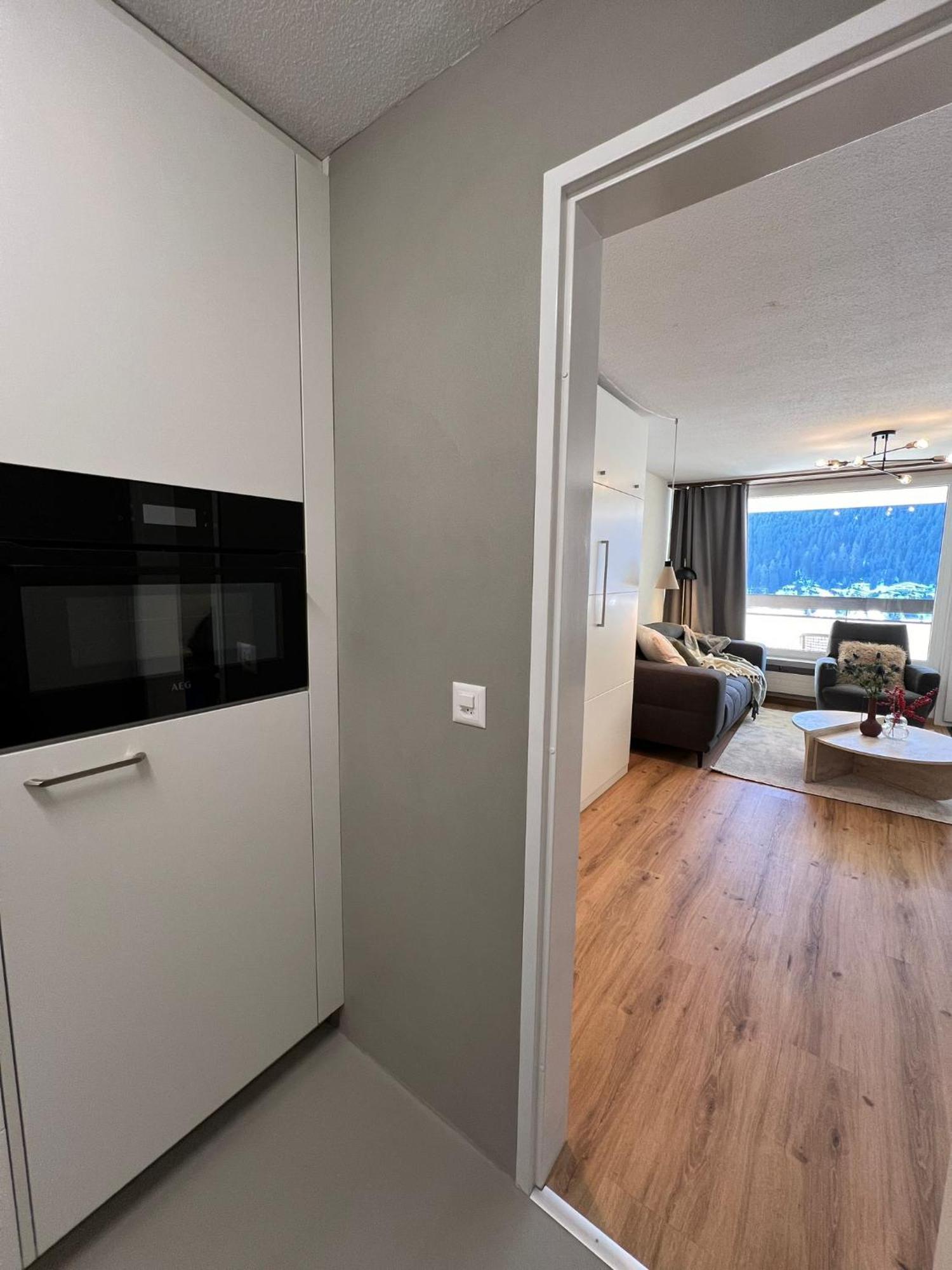 New Renovated Apartment In Center Of Davos Kültér fotó